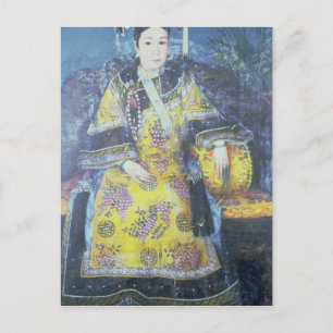 Portret van de Empress Dowager Cixi Briefkaart