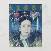 Portret van de Empress Dowager Cixi Briefkaart (Voorkant)