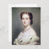 Portret van de Empress Eugenie Briefkaart (Voorkant / Achterkant)