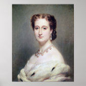 Portret van de Empress Eugenie Poster (Voorkant)
