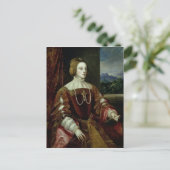 Portret van de Empress Isabella van Portugal Briefkaart (Staand voorkant)