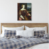 Portret van de Empress Isabella van Portugal Canvas Afdruk (Insitu (Slaapkamer))