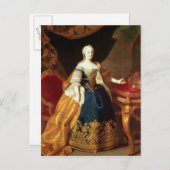 Portret van de Empress Maria Theresa Briefkaart (Voorkant / Achterkant)