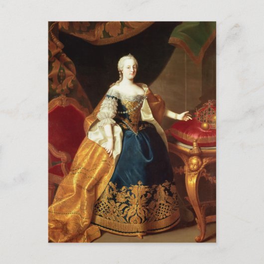 Portret van de Empress Maria Theresa Briefkaart (Voorkant)