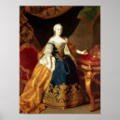 Portret van de Empress Maria Theresa Poster (Voorkant)