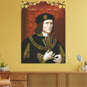 Portret van de Engelse koning Richard III Canvas Afdruk (Insitu (Woonkamer))
