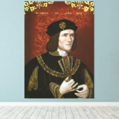 Portret van de Engelse koning Richard III Canvas Afdruk (Insitu (Houten vloer))