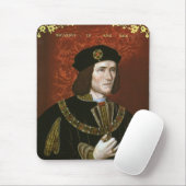 Portret van de Engelse koning Richard III Muismat (Met muis)