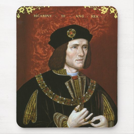 Portret van de Engelse koning Richard III Muismat (Voorkant)