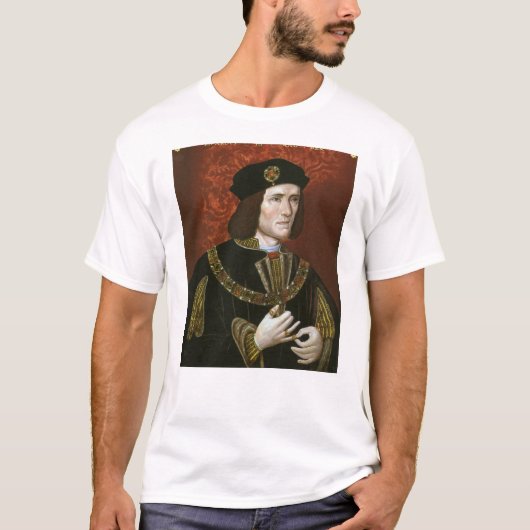 Portret van de Engelse koning Richard III T-shirt (Voorkant)