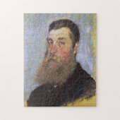 Portret van de Engelse schilder Bordighera Monet F Legpuzzel (Verticaal)