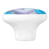 Portret van de etherische godin – surrealistische  keramische knop (Zijkant)