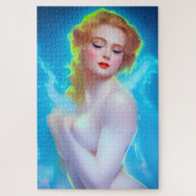 Portret van de etherische godin – surrealistische 