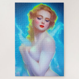 Portret van de etherische godin – surrealistische  legpuzzel