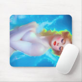 Portret van de etherische godin – surrealistische muismat (Met muis)