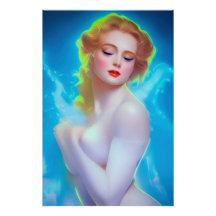 Portret van de etherische godin – surrealistische