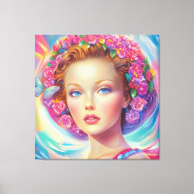 Portret van de etherische kroon