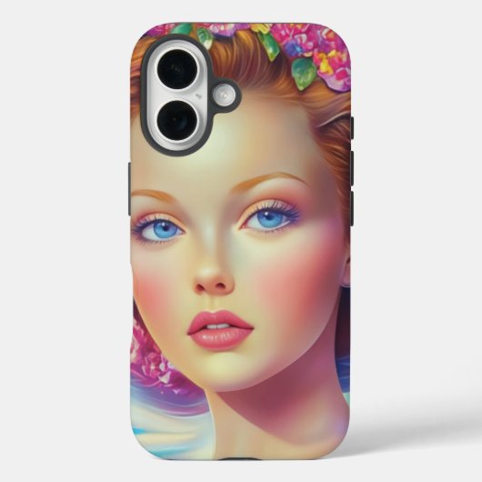 Portret van de etherische kroon Case-Mate iPhone case (Achterkant)