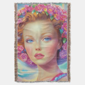 Portret van de etherische kroon deken (Voorkant Verticaal)