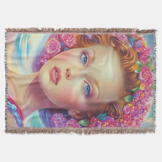 Portret van de etherische kroon deken (Voorkant)