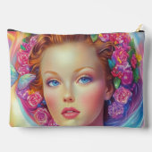 Portret van de etherische kroon etui (Achterkant)