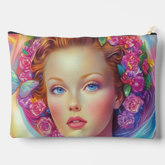 Portret van de etherische kroon etui (Achterkant)