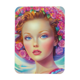 Portret van de etherische kroon magneet