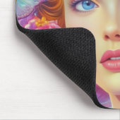 Portret van de etherische kroon muismat (Hoek)