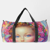 Portret van de etherische kroon plunjezak (Achterkant)