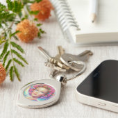 Portret van de etherische kroon sleutelhanger (Zijkant)