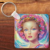 Portret van de etherische kroon sleutelhanger (Voorkant)