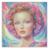 Portret van de etherische kroon sticker (Voorkant)