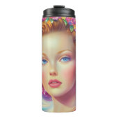 Portret van de etherische kroon thermosbeker (Voorkant)