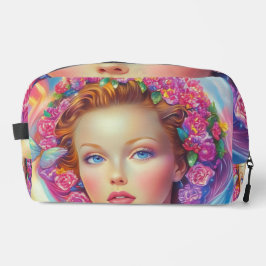 Portret van de etherische kroon toilettasje