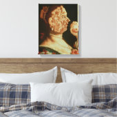 Portret van de Eve (olie) Canvas Afdruk (Insitu (Slaapkamer))