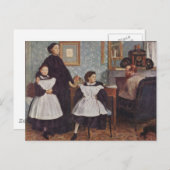 Portret van de familie Bellelli Briefkaart (Voorkant / Achterkant)