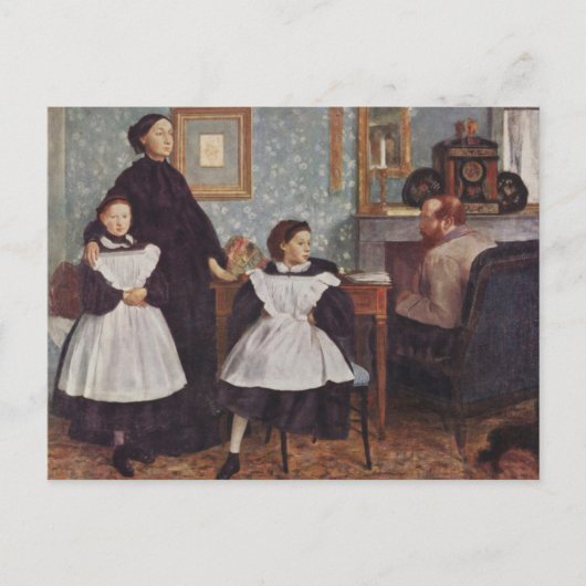 Portret van de familie Bellelli Briefkaart (Voorkant)