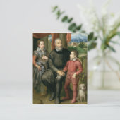 Portret van de familie van de kunstenaar, Minerva Briefkaart (Staand voorkant)