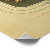 Portret van de Franse generaal Marquis de Lafayett Poster (Hoek)