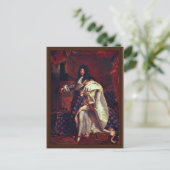 Portret van de Franse koning Louis Xiv door Rigaud Briefkaart (Staand voorkant)