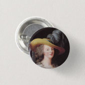 Portret van de Franse koningin, Marie Antoinette Ronde Button 3,2 Cm (Voorkant /achterkant)