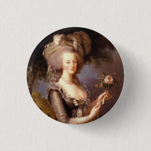 Portret van de Franse koningin, Marie Antoinette Ronde Button 3,2 Cm