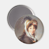 Portret van de Franse revolutionaire dame Magneet (Voorkant / Achterkant)