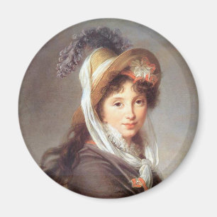 Portret van de Franse revolutionaire dame Magneet