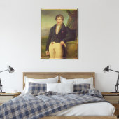 Portret van de Franse zoöloog Canvas Afdruk (Insitu (Slaapkamer))