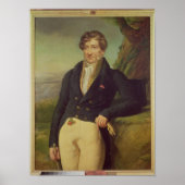 Portret van de Franse zoöloog Poster (Voorkant)