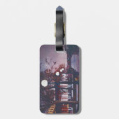 Portret van de geboorteplaats van de vrijheid bagagelabel (Achterkant verticaal)