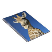 Portret van de Giraffe (Giraffa Camelopardalis) Notitieboek (Rechterzijde)