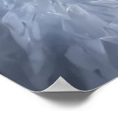 Portret van de godin van het ijs | AI Art Poster (Hoek)