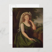 Portret van de gravin van Barry 1789 Briefkaart (Voorkant / Achterkant)